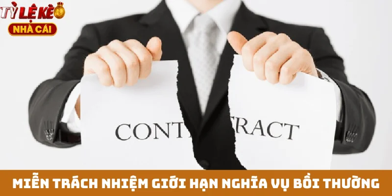 Miễn trách nhiệm giới hạn nghĩa vụ bồi thường